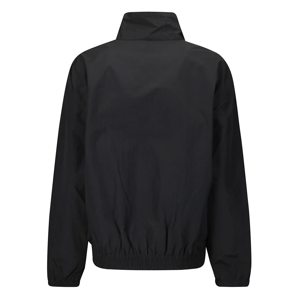 Marine Serre Sport Nylon Track Jacket Black Dames