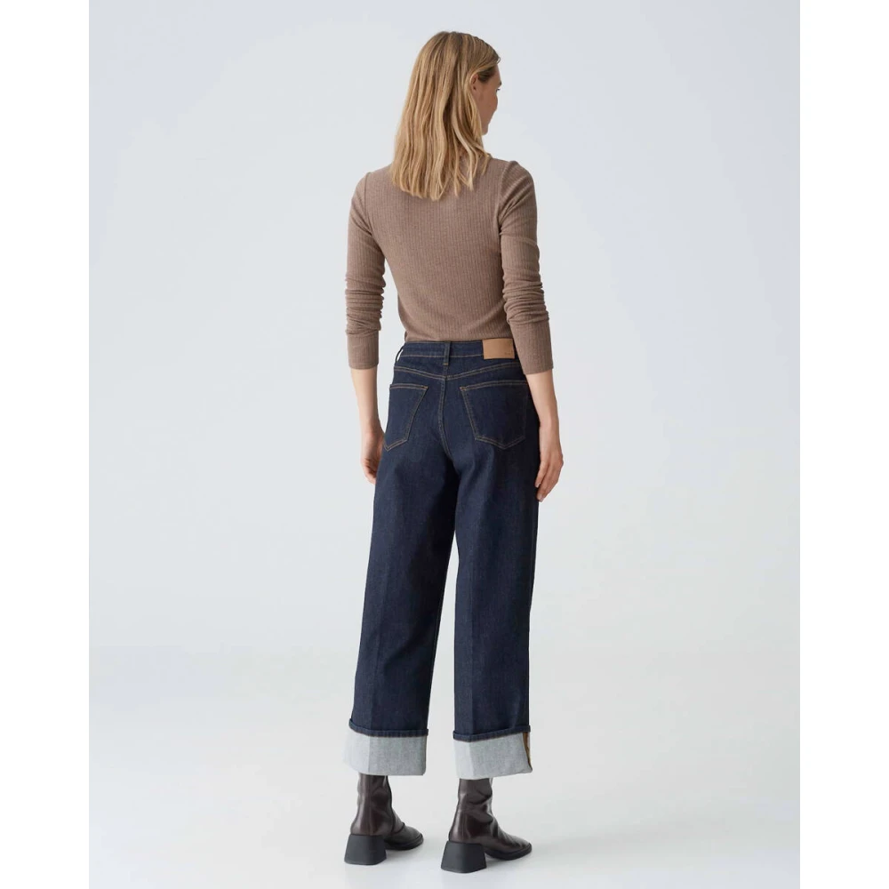 Opus Stijlvolle Denim Jeans Blue Dames