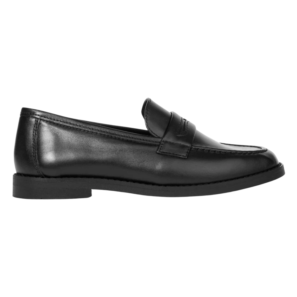 Andanines Boys Black Kids Shoes, 30 Eu, Leather Loafers