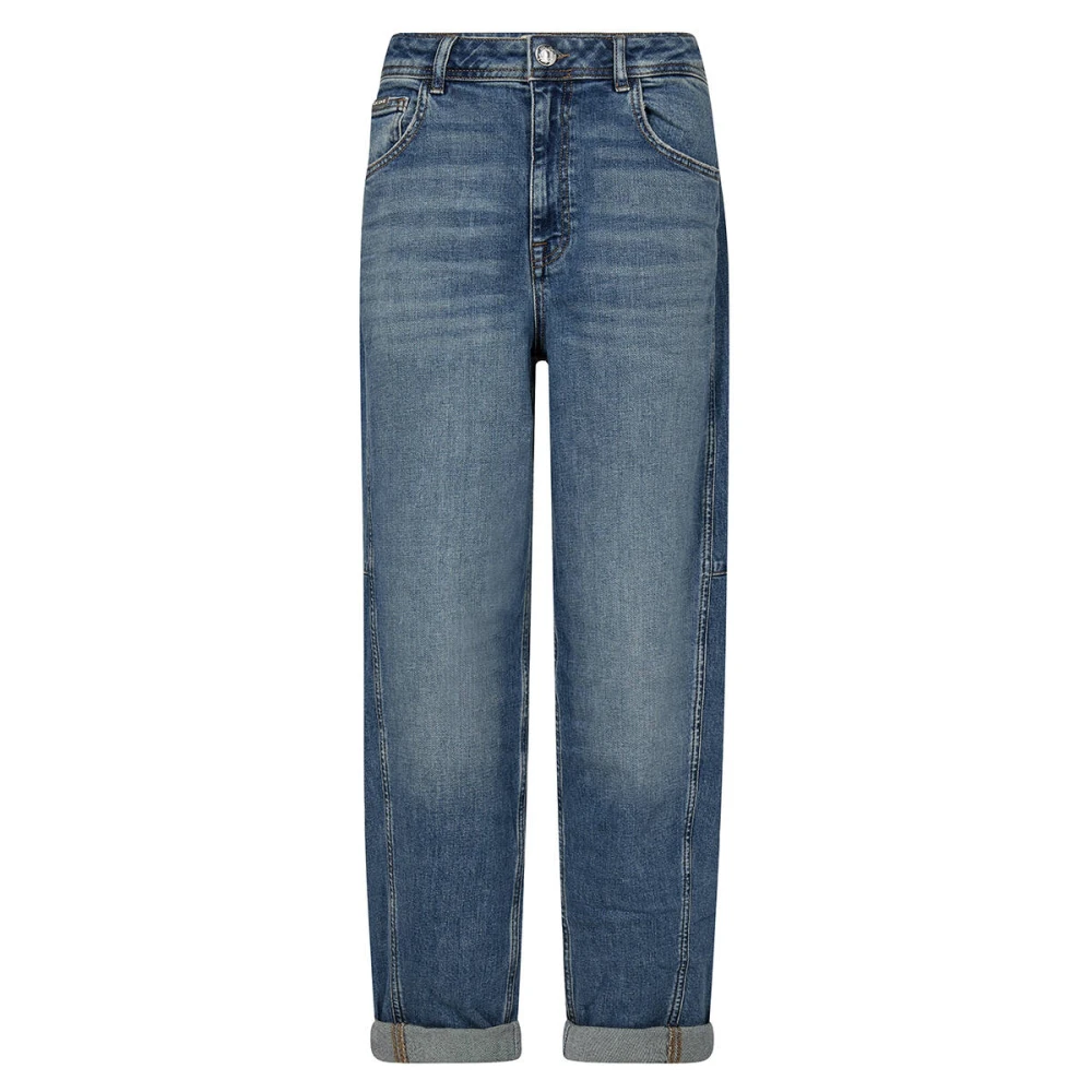 MOS MOSH Vintage Gewassen Boyfriend Jeans Blue Dames
