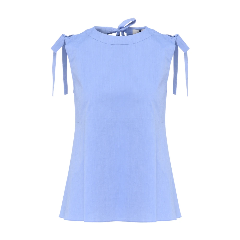 Max Mara Eleonora Canottiera Tanktop Blue Dames