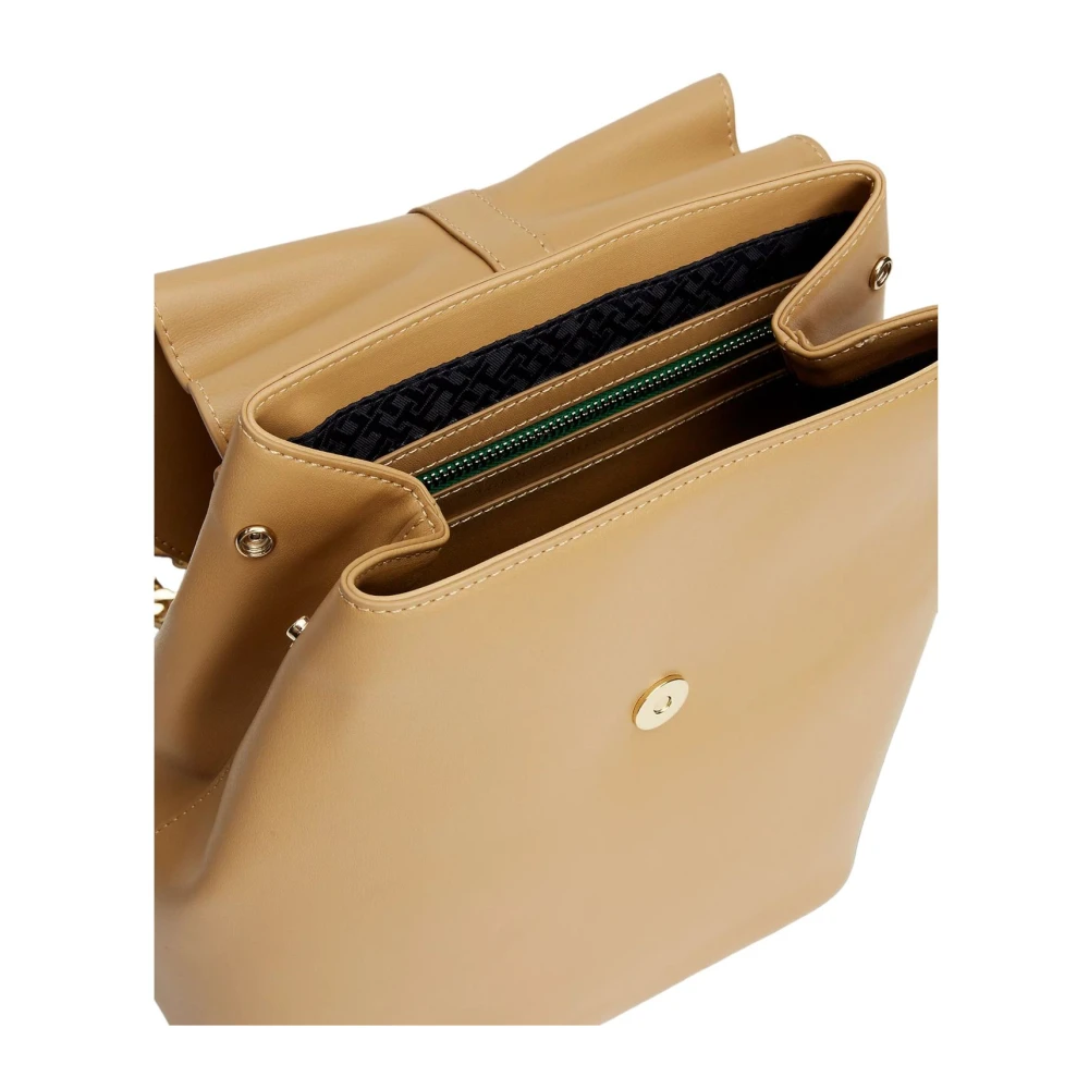 Tommy Hilfiger Stijlvolle Rugzak voor Dagelijks Gebruik Beige Dames