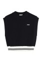 gilet-en-coton-noir-sans-manches