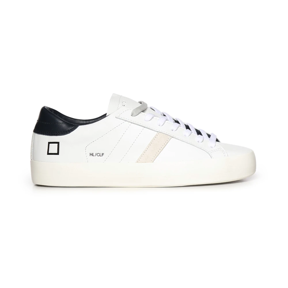 D.a.t.e. Men's White Sneakers, 8 Uk, Hill Low