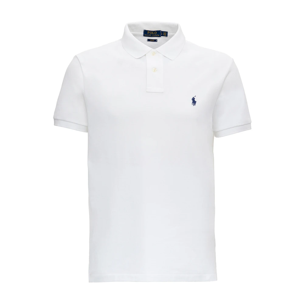 Polo Ralph Lauren Men's White Polo Shirts, Xl, Custom Fit Polo Shirt