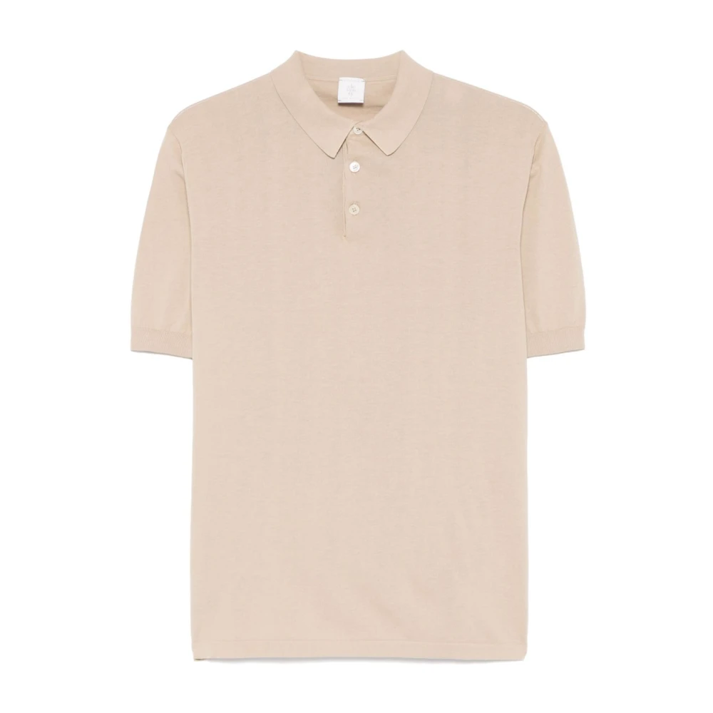 Eleventy Mannelijk Bruin Tops Heren, Xl, Katoen, Polo