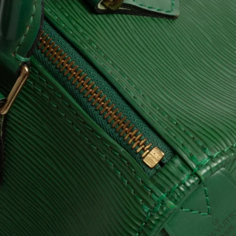 Louis Vuitton Vintage Pre-owned Leather handbags Green Dames