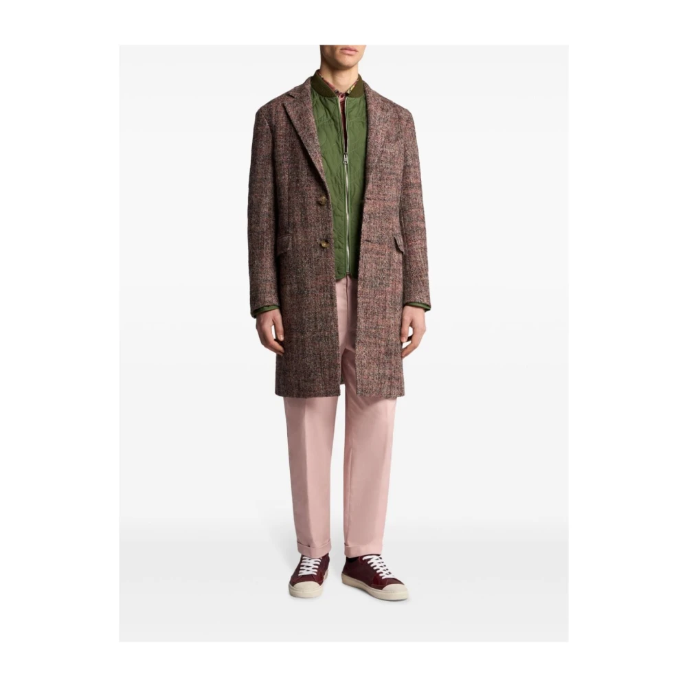 ETRO Roze broek met Pegaso-motief Pink Heren
