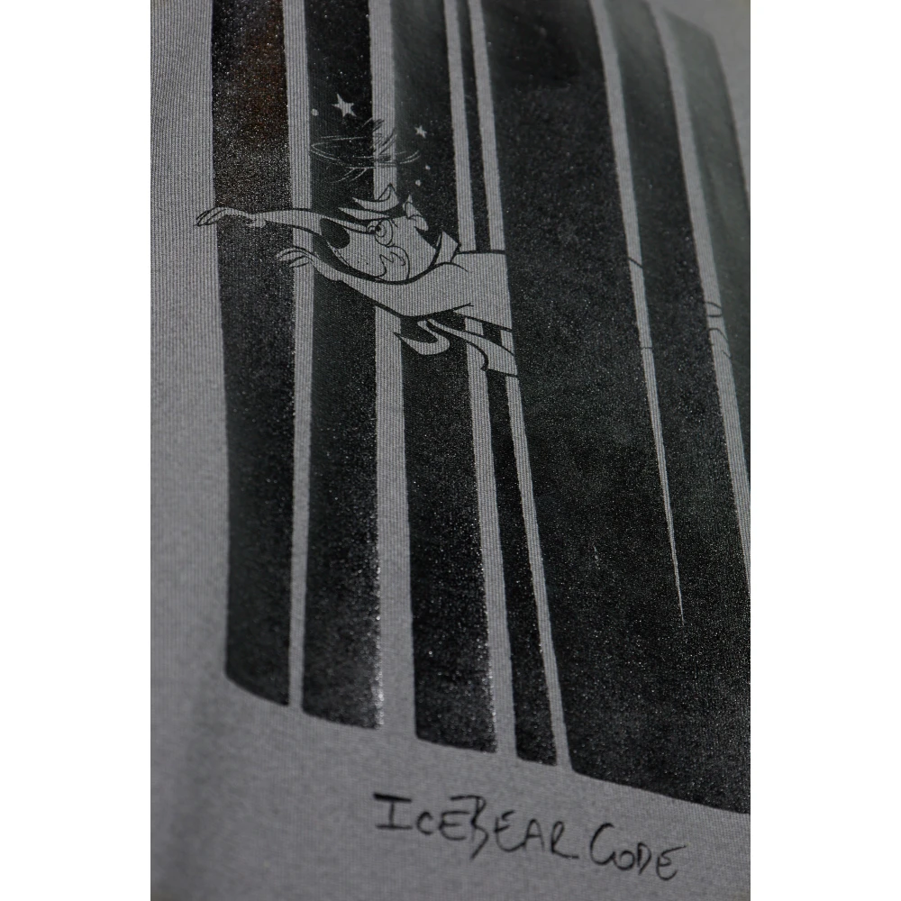 Iceberg T-shirt met logo Gray Heren