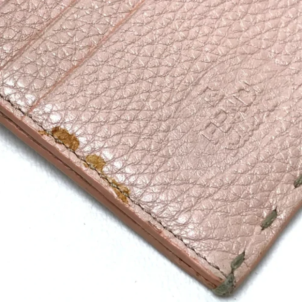 Fendi Vintage Pre-owned Leather wallets Pink Dames