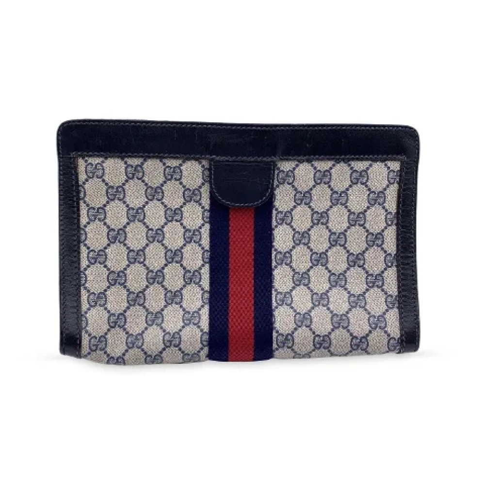 Gucci Vintage Pre-owned Leather clutches Multicolor Dames