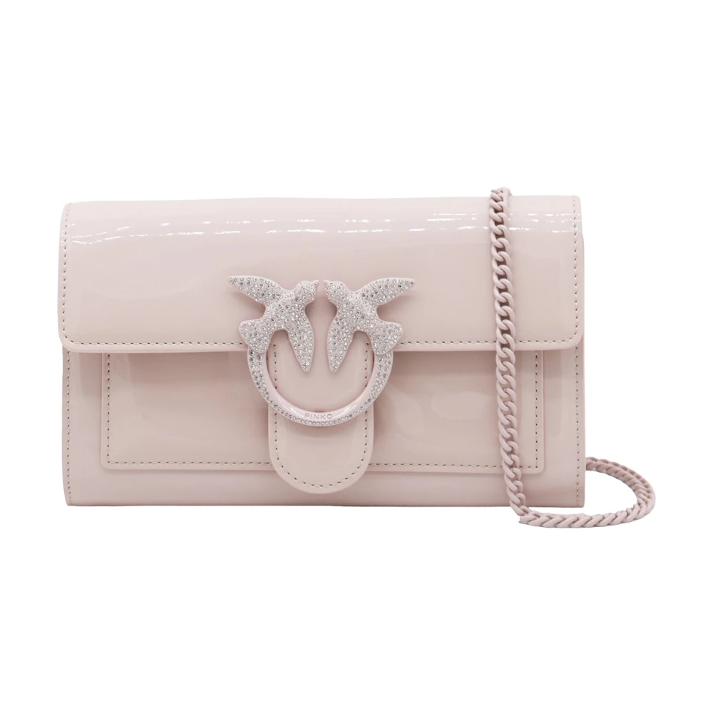 pinko Love One Wallet Schoudertas Pink Dames