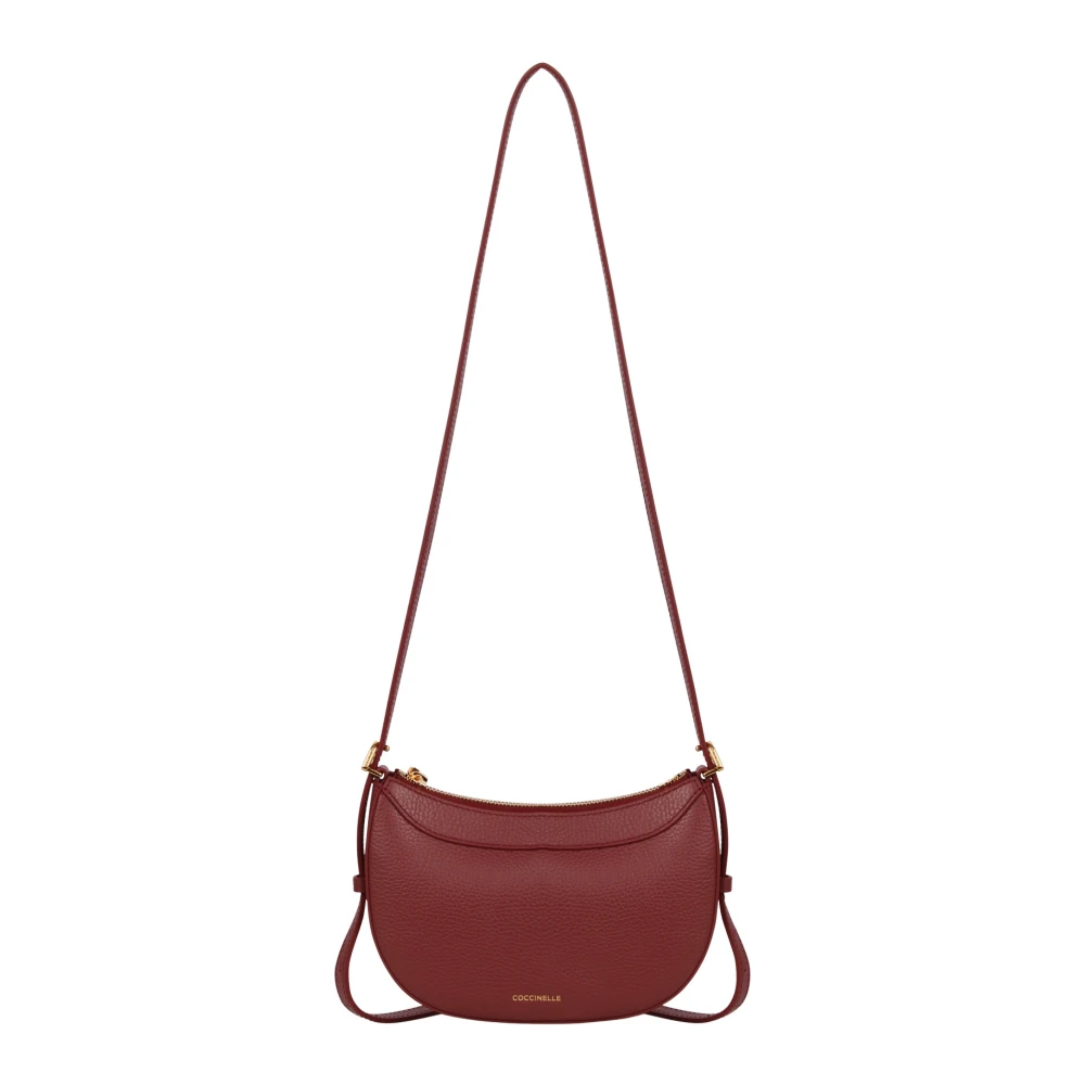 Coccinelle Whisper Schoudertas met Plectrum Detail Red Dames