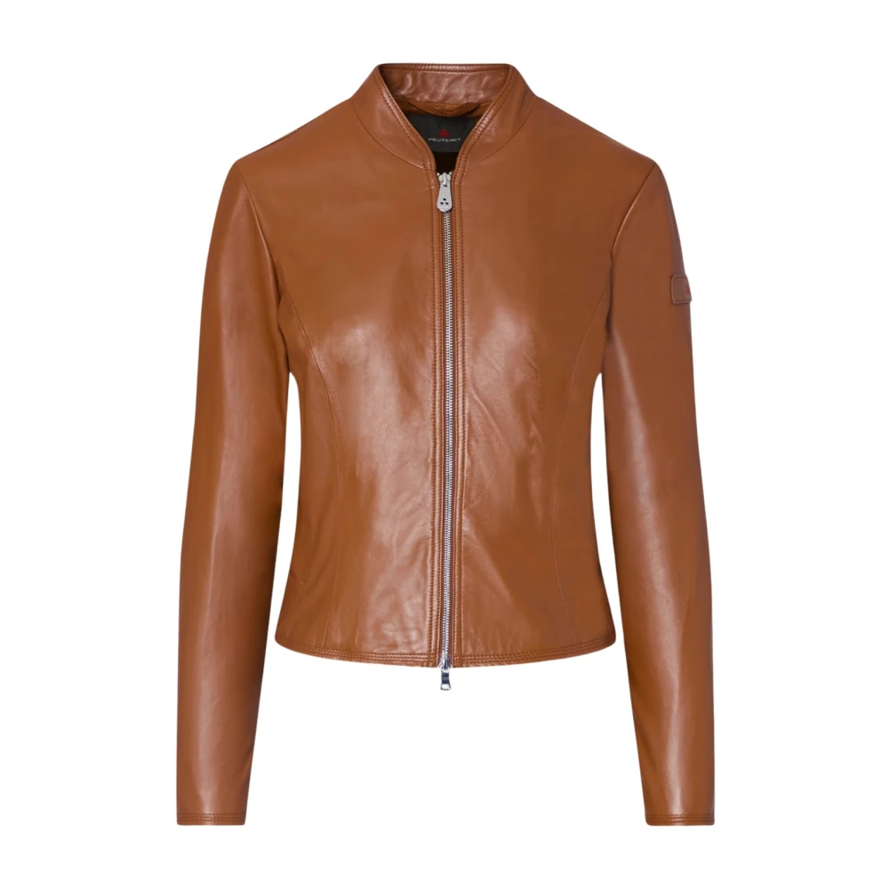 Peuterey Women's Brown Lover 07 Biker Jacket - Leather Jackets - Xs - Jackets