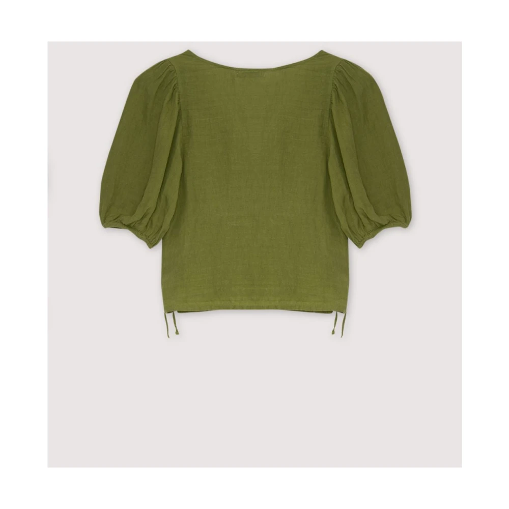 The New Society Hera Vrouw Blouse Olijf Green Dames