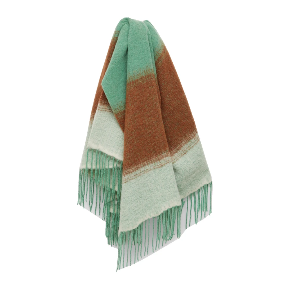 Rodebjer Women's Alpaca Ombre Fringe Blanket Scarf