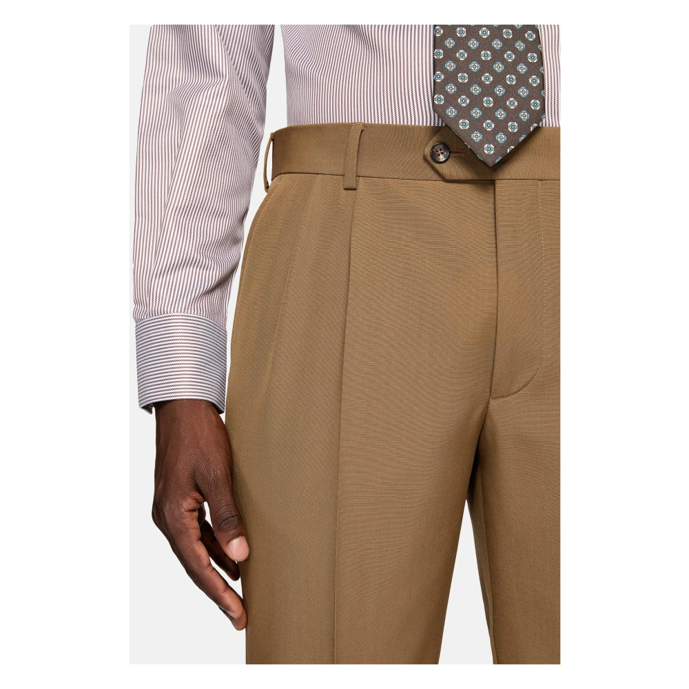 Boggi Milano Pak Zuivere Wol Brown Heren