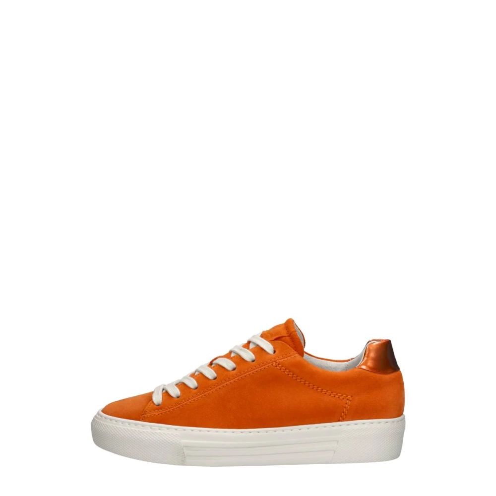 Gabor Veterschoenen Laag Dames Schoenen Oranje