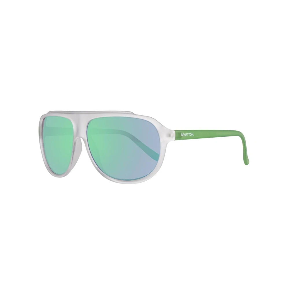 Benetton Men's Blue Injected Frame Sunglasses