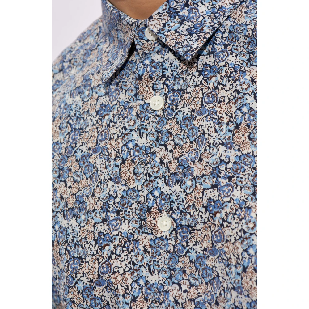 Paul Smith Shirt met bloemenmotief Multicolor Heren