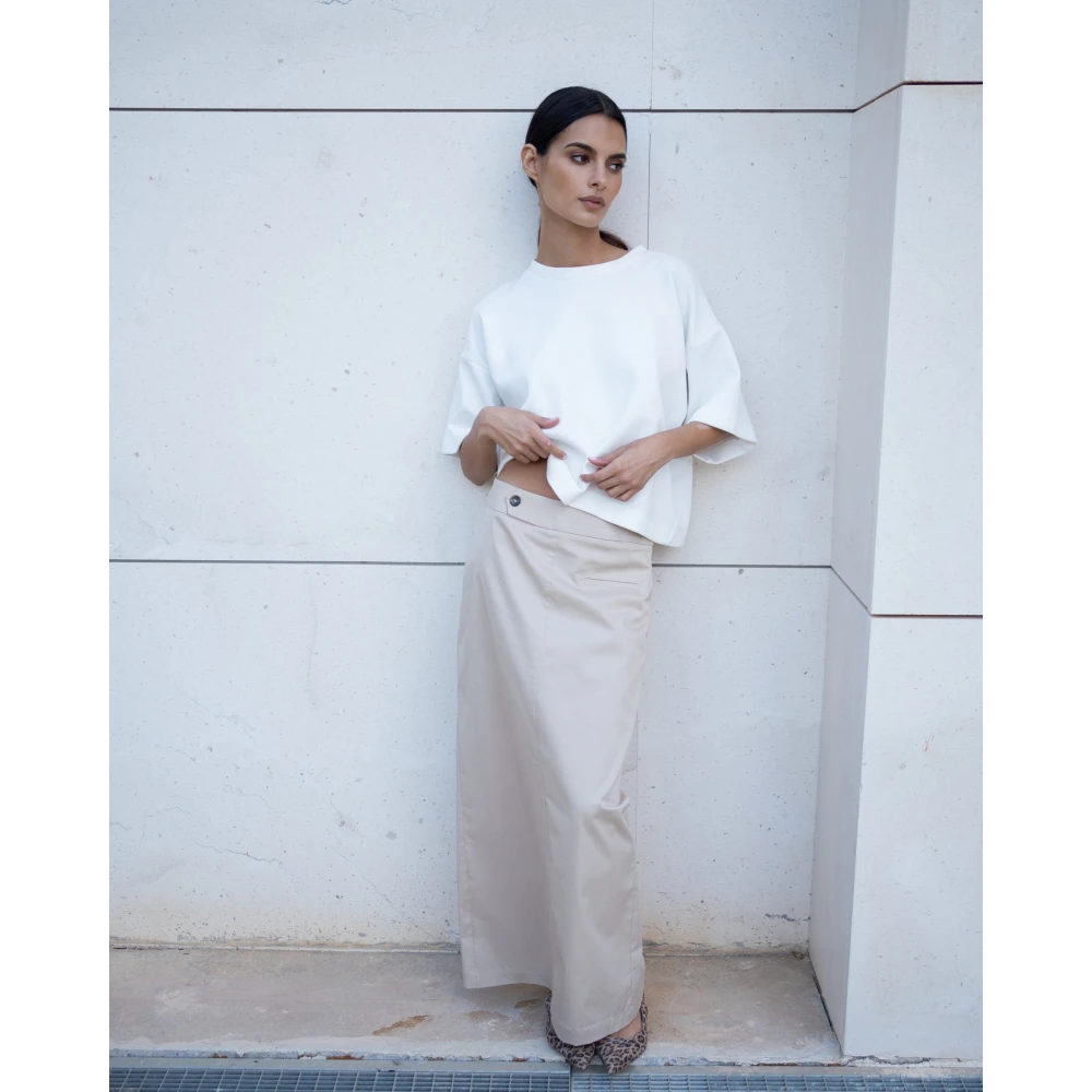 March23 Delphine Rok Beige Dames