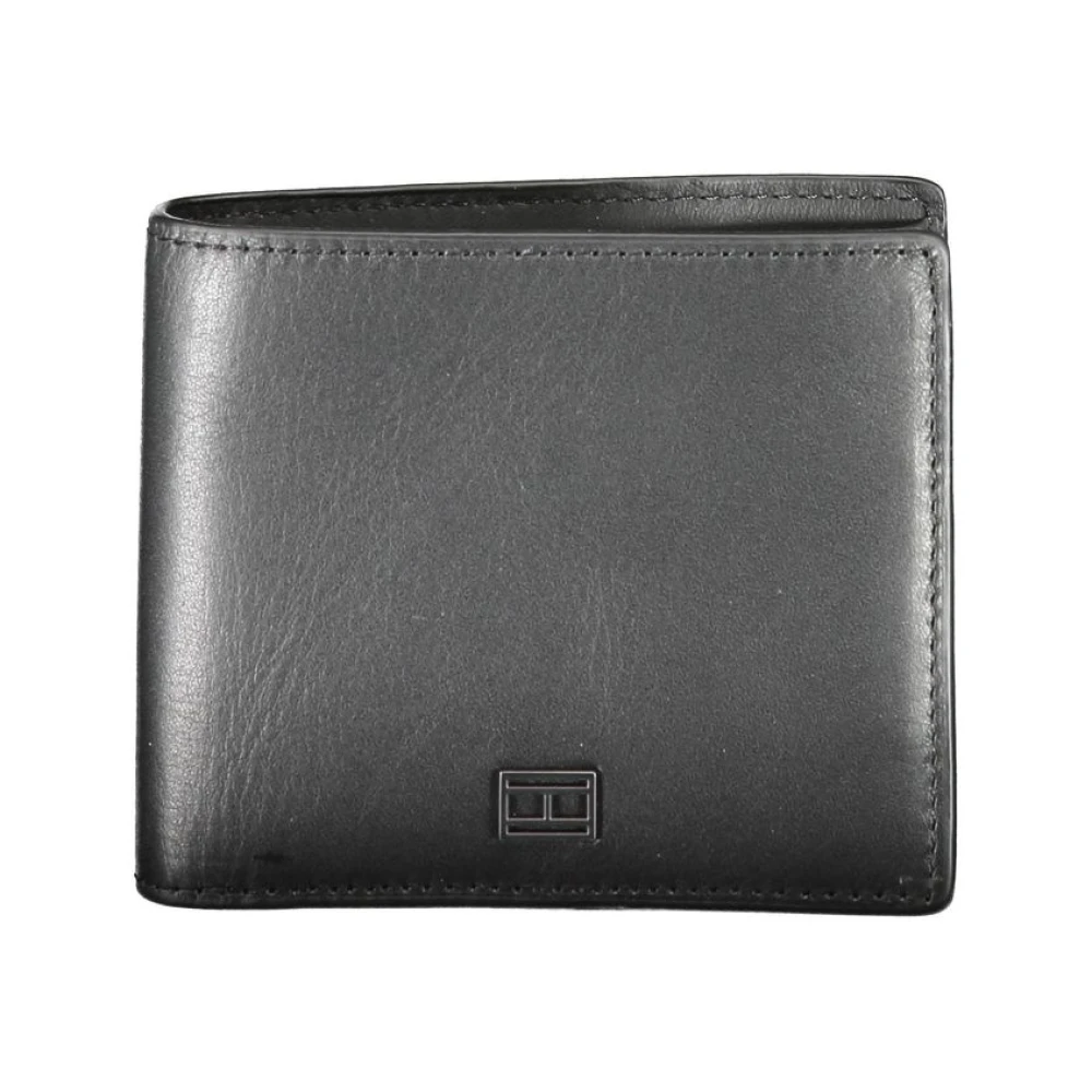 Tommy Hilfiger Men's Black Wallets & Cardholders, One Size, Leather Wallet