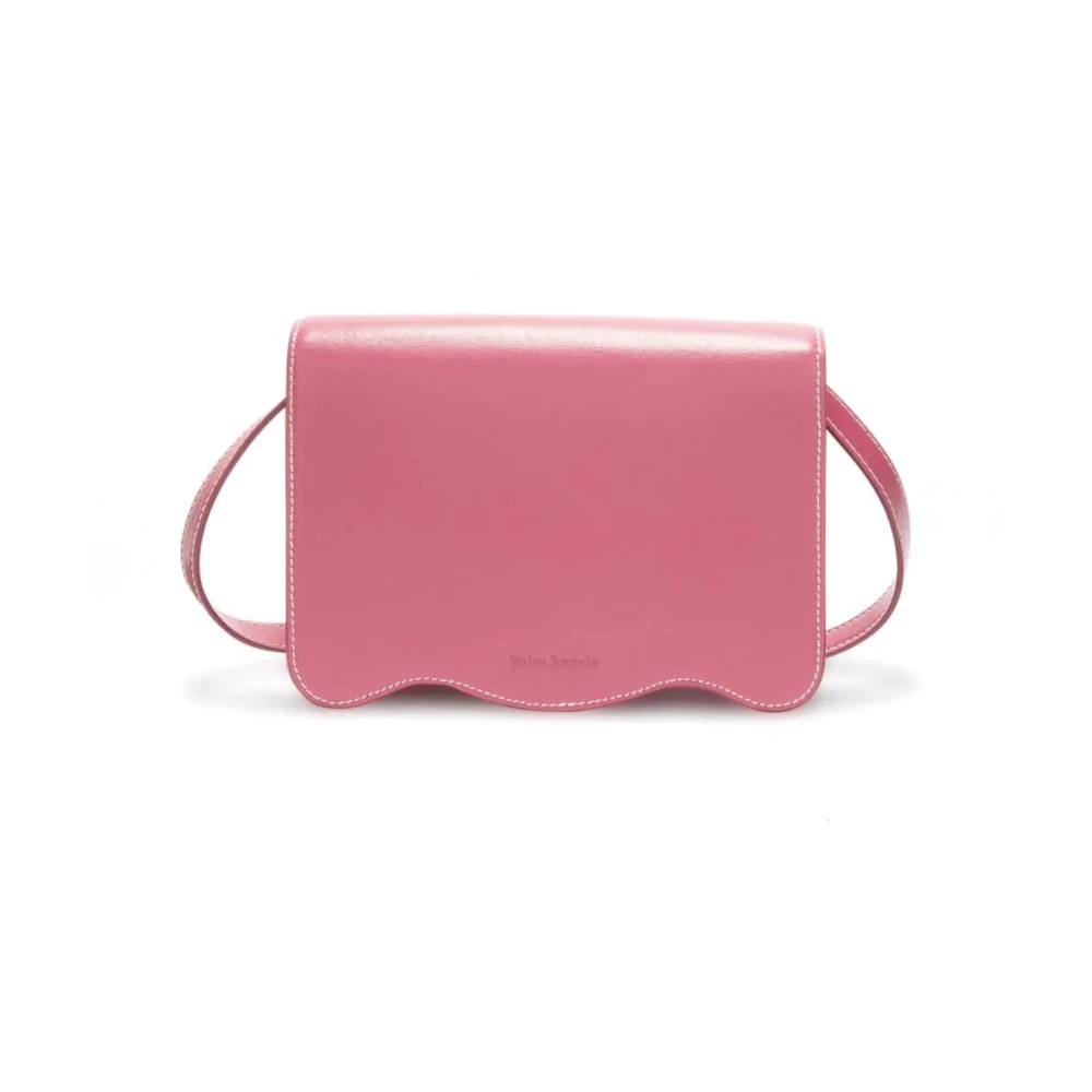 Palm Angels Stijlvolle Roze & Paarse Schoudertas Pink Dames