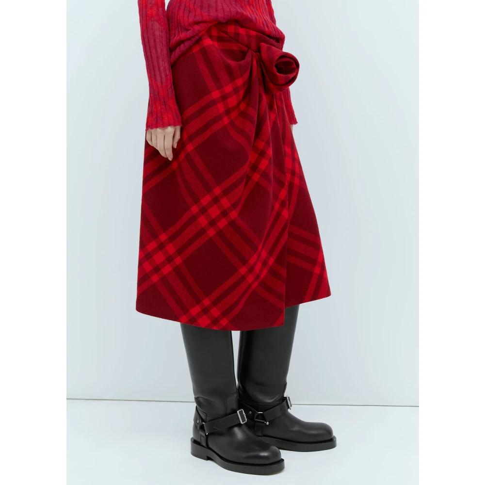 Burberry Skirts Red Dames