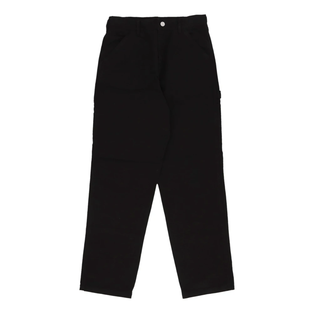 Iuter Zwarte Timmerman Broek Katoenen Canvas Black Heren