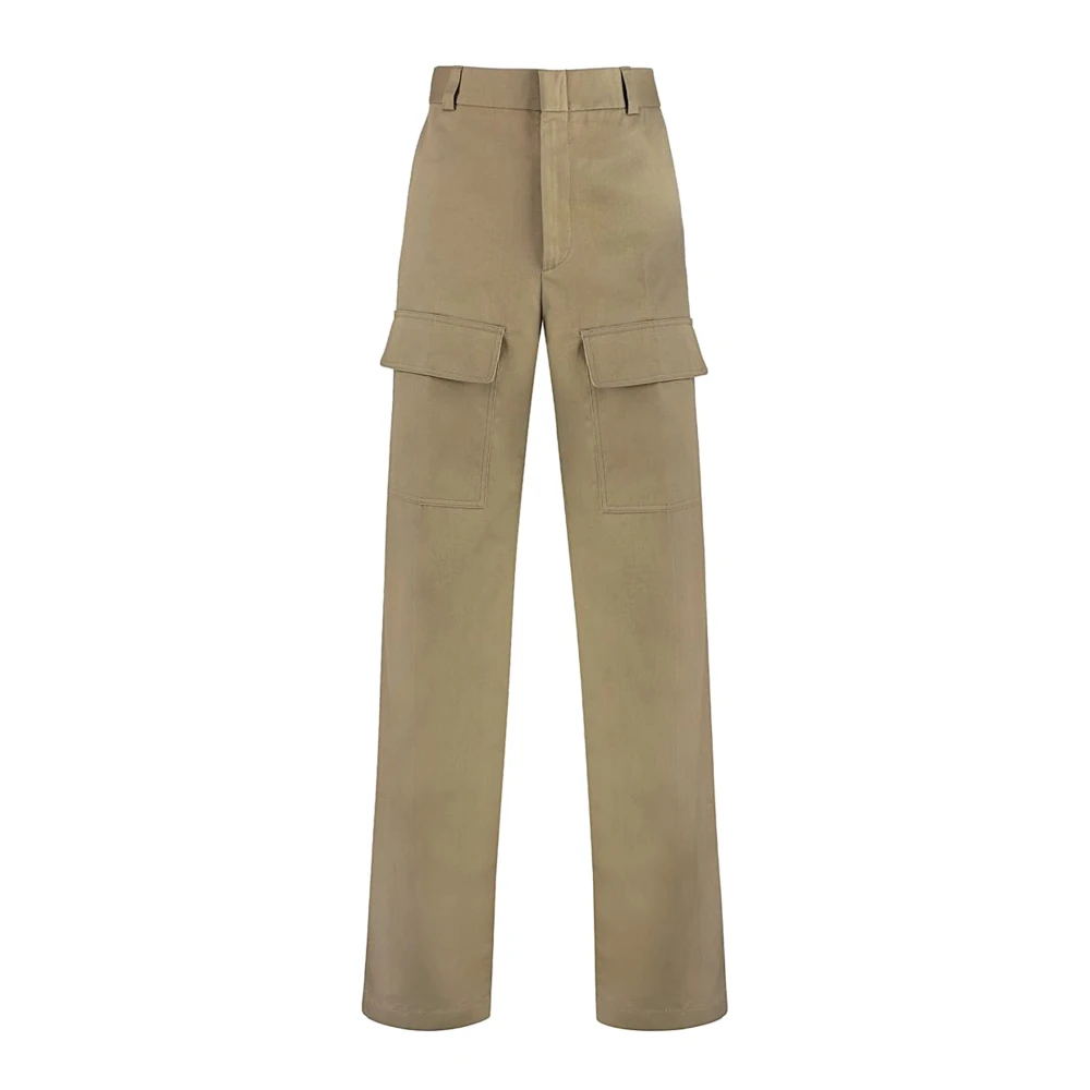 Gucci Stijlvolle Rechte Broek Beige Heren