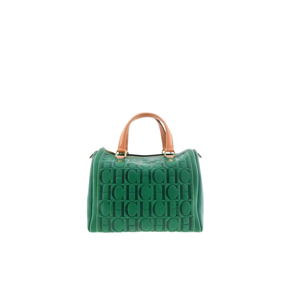 Carolina Herrera Groene Getatoeëerde Andy 7 Bowlingtas Green Dames