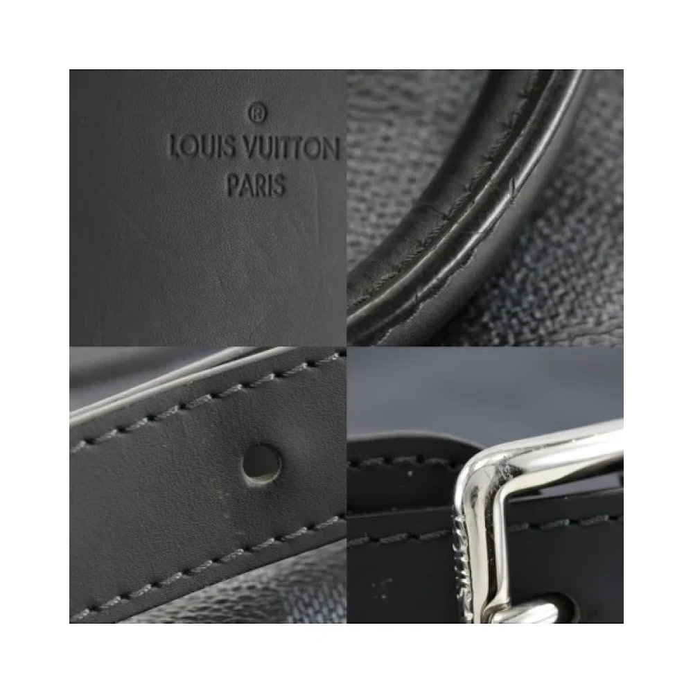 Louis Vuitton Vintage Pre-owned Cotton louis-vuitton-bags Blue Heren