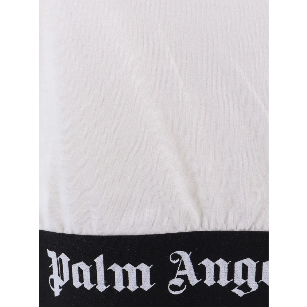 Palm Angels Witte Crew-neck Topwear White Dames