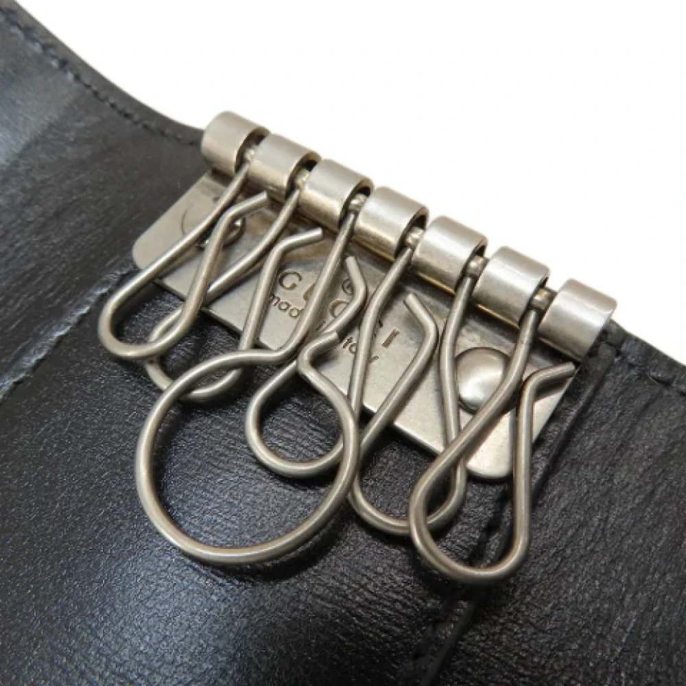 Gucci Vintage Pre-owned Leather key-holders Brown Dames