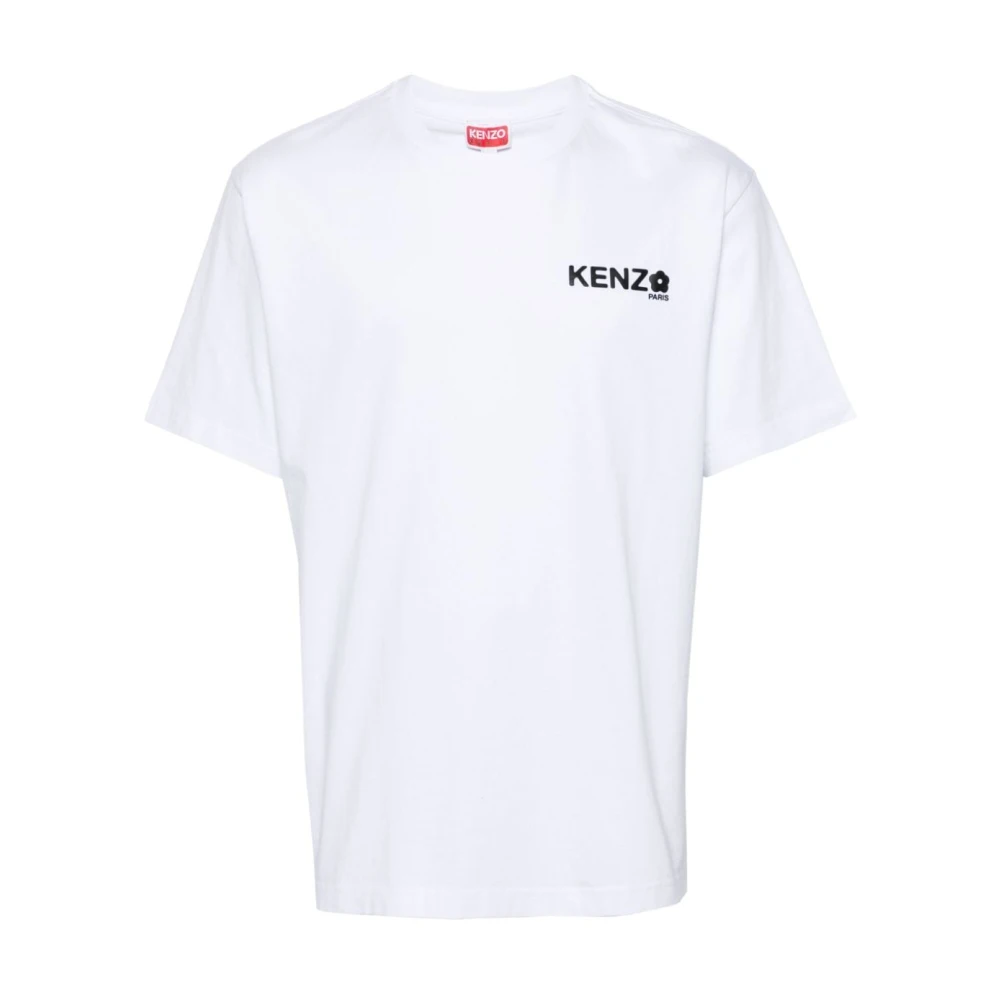 Kenzo Witte T-shirts en Polos met Bloemmotief White Heren