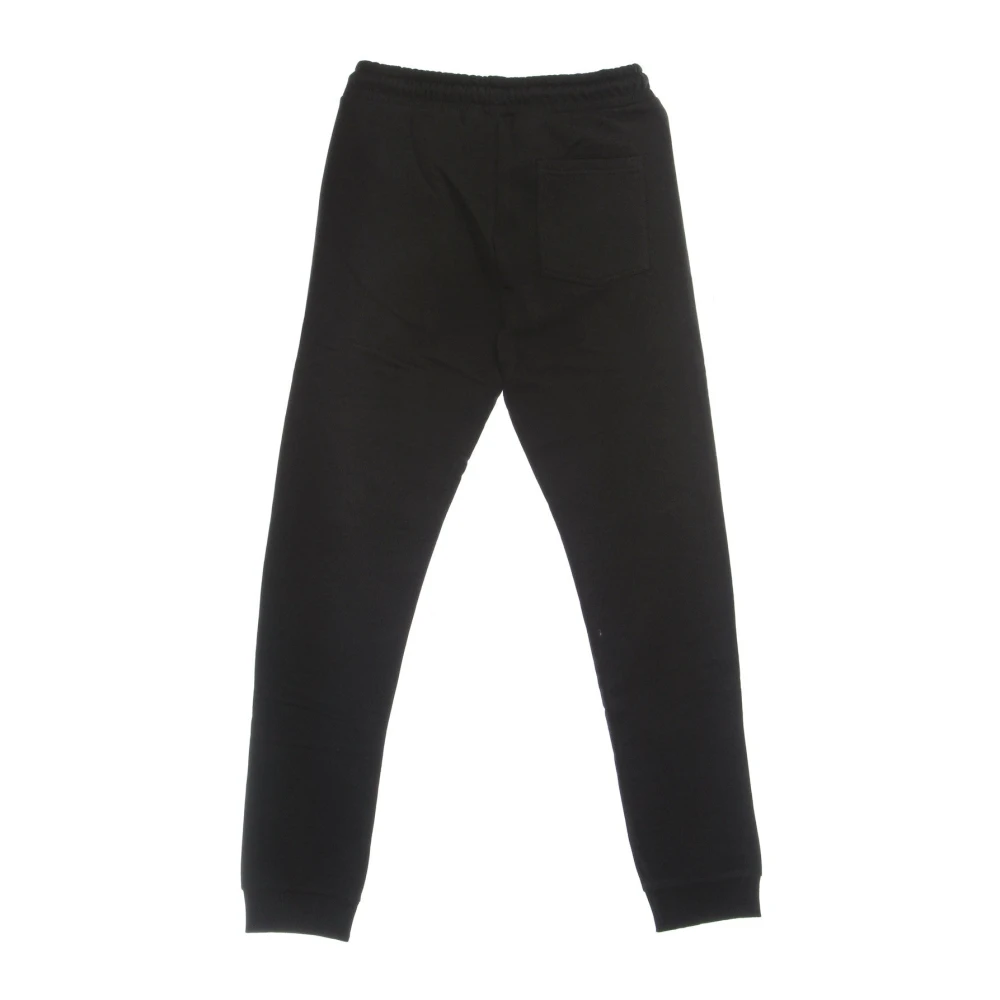 Fila Zwarte Fleece Sweatpants Elastische Taille Black Heren