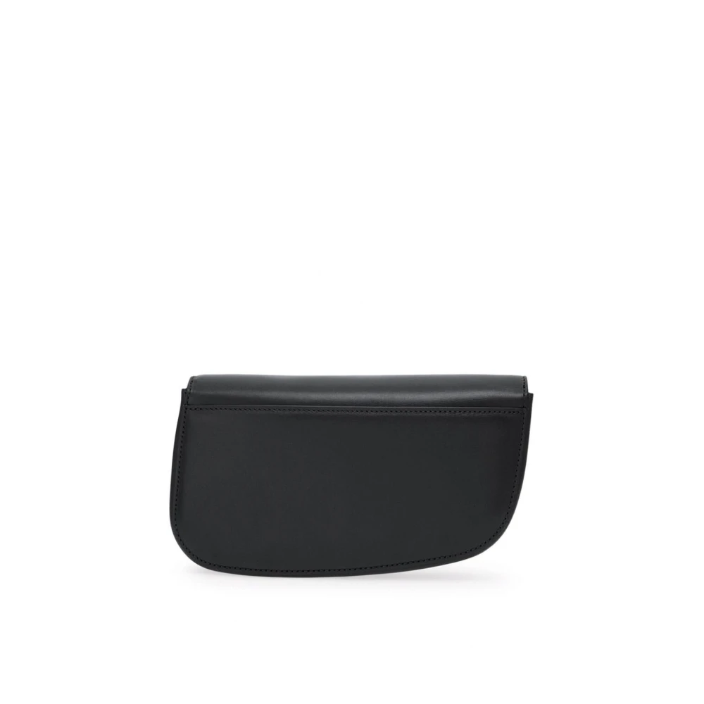Salvatore Ferragamo Zwarte Fiamma XS Modetas Black Dames