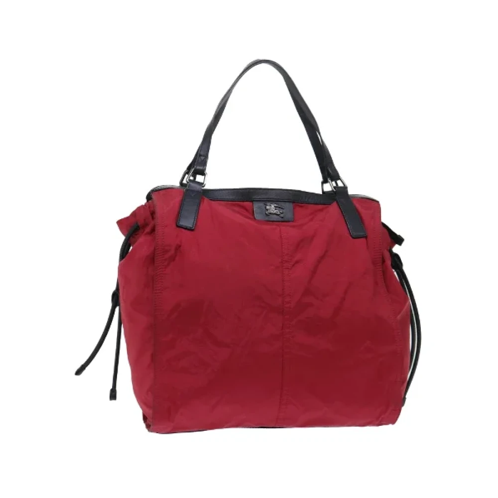 Burberry Vintage Pre-owned Nylon shoulder-bags Red Dames