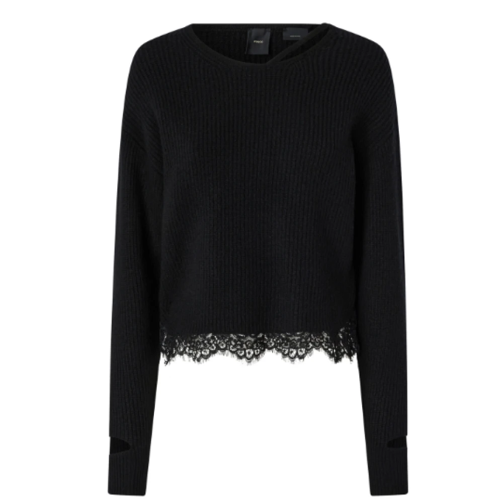Pinko Stijlvolle Sweaters Collectie Black Dames