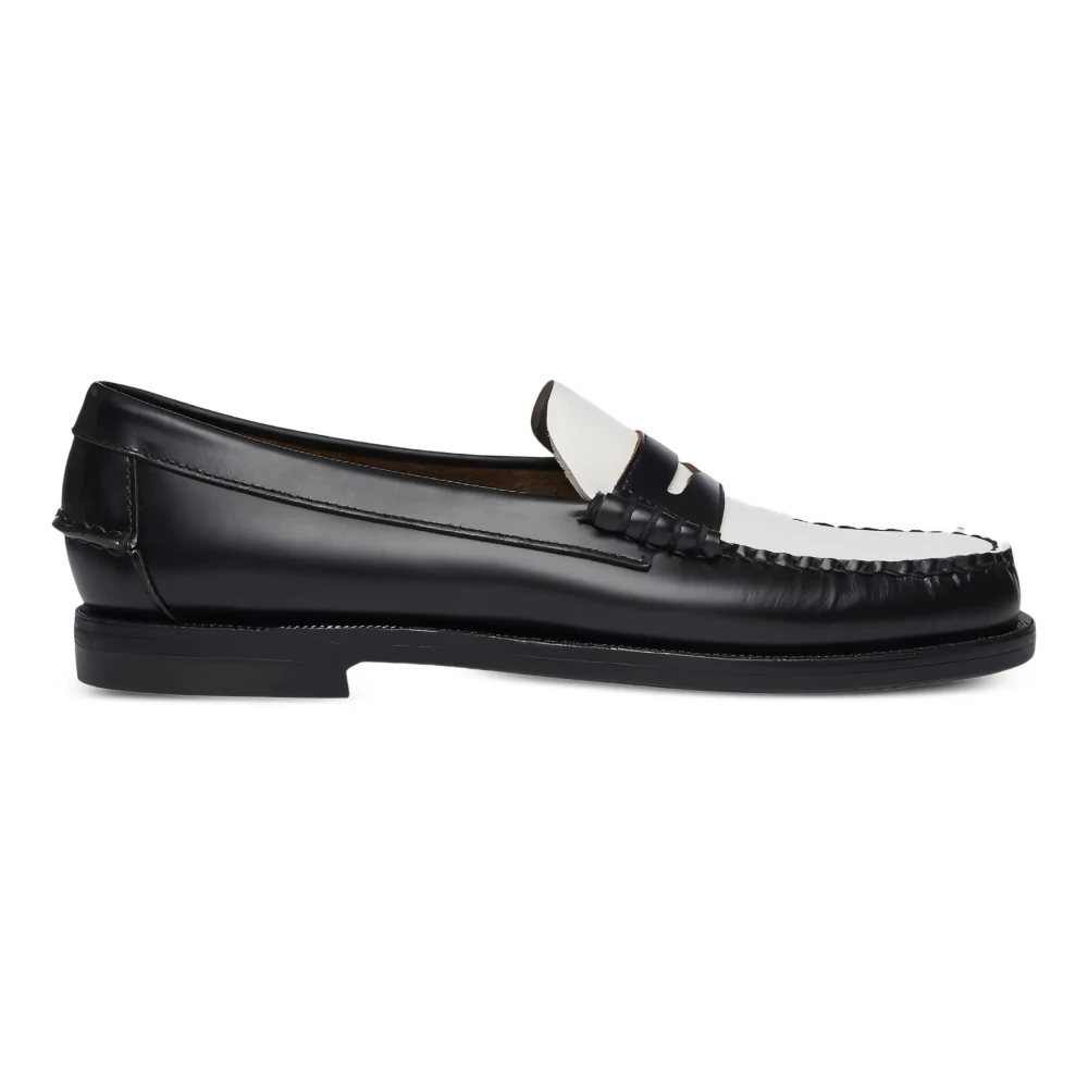 Sebago Black Loafers, Female, 3 Uk, Flat Shoes