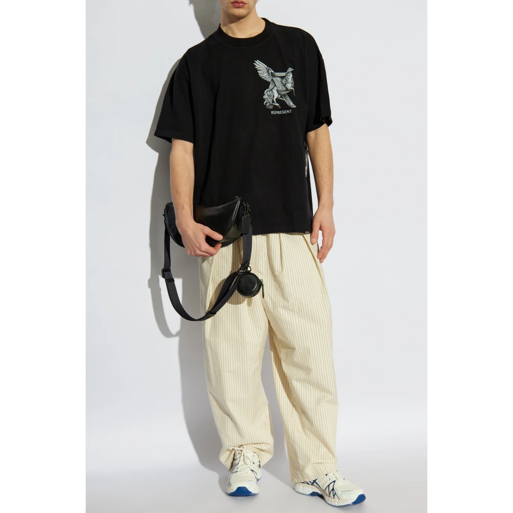 Represent T-shirt Elegance In Motion Black Heren