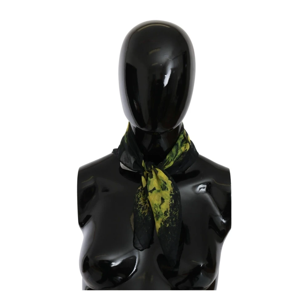 Gianfranco Ferré Elegante Bloemen Zijden Sjaal Multicolor Dames