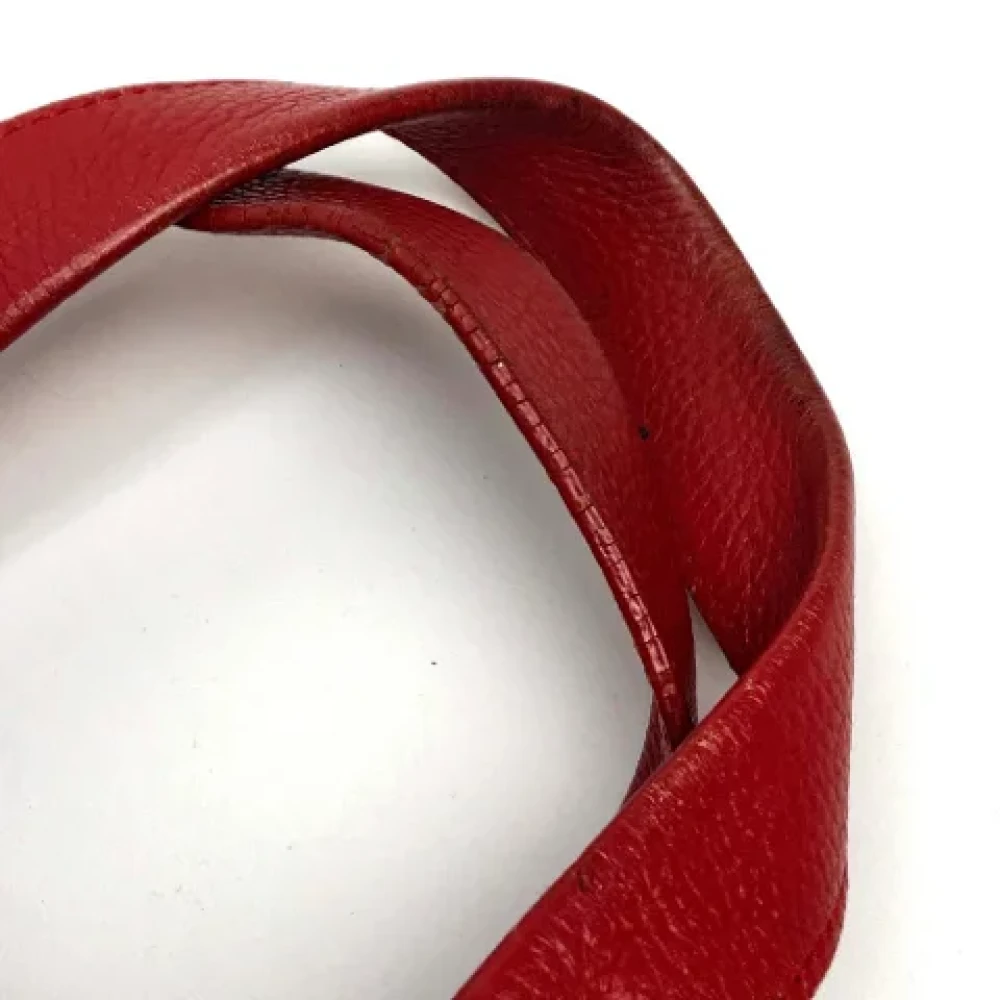 Mulberry Pre-owned Leather handbags Red Dames