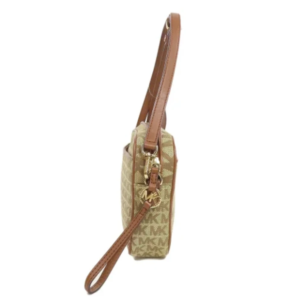 Michael Kors Pre-owned Canvas shoulder-bags Brown Dames