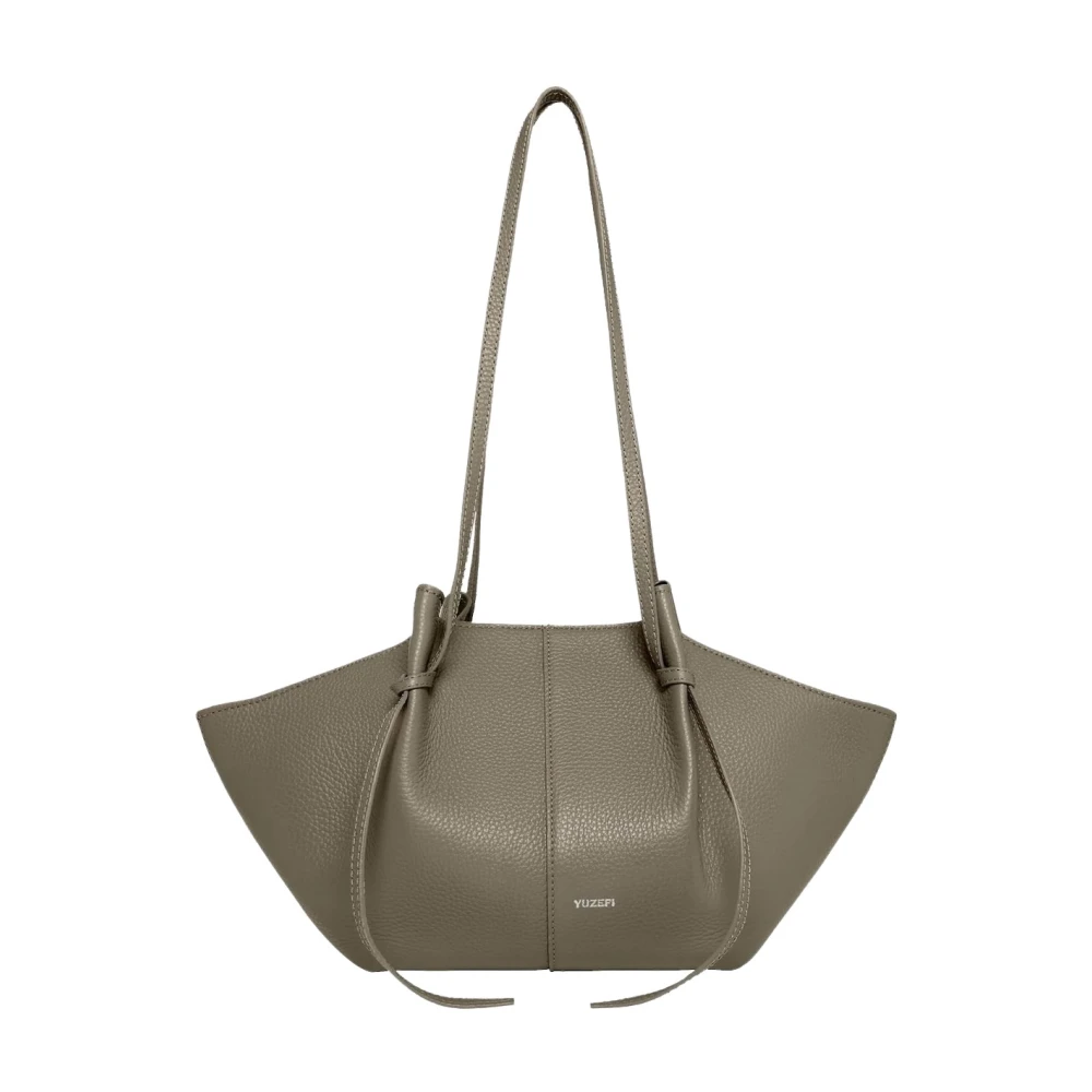 Yuzefi Women's Gray Shoulder Bags, One Size, Mochi Tote