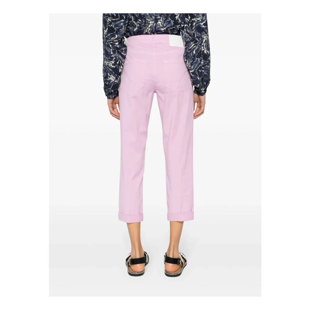 Dondup Slim-fit Trousers Pink Dames