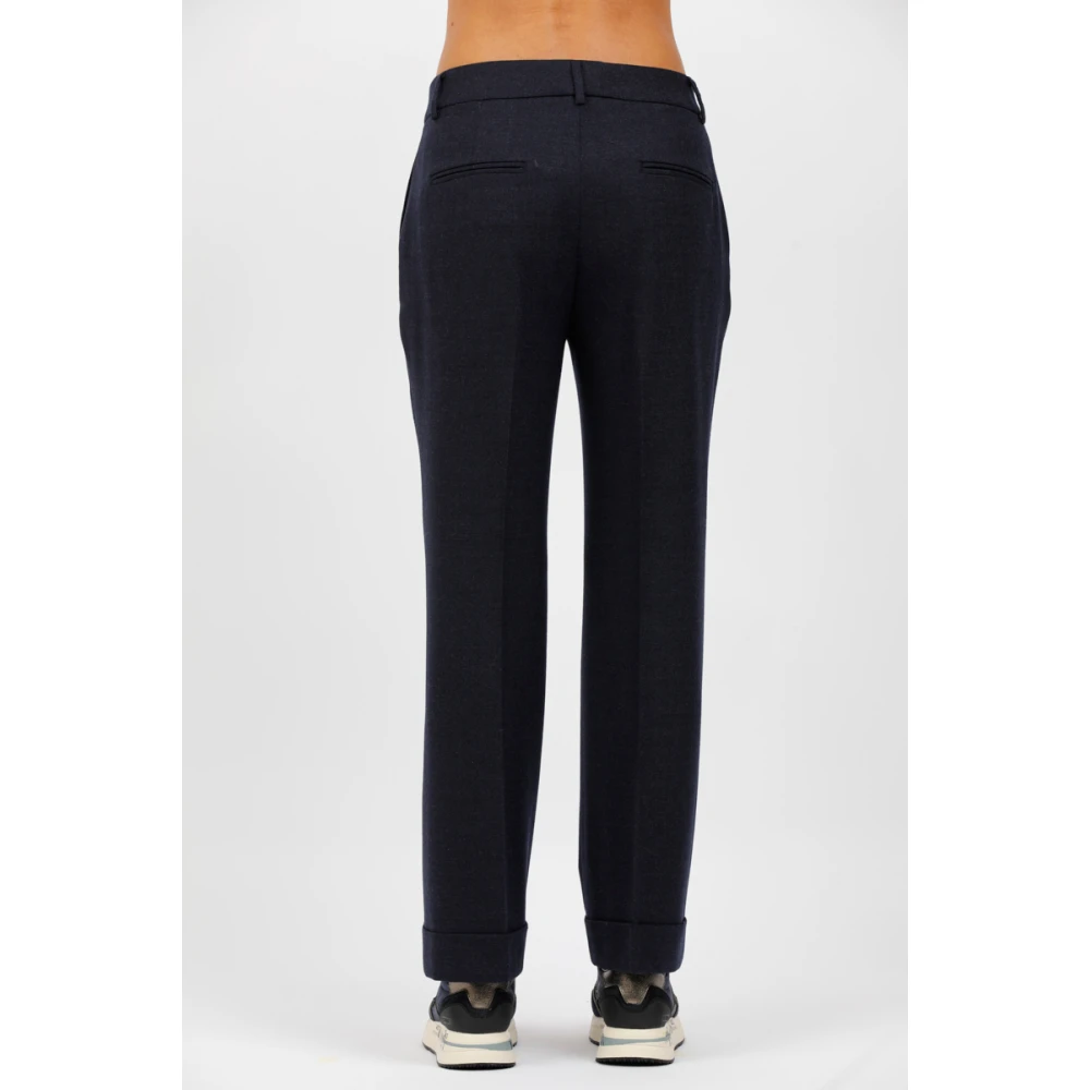 Via Masini 80 Wijde broek Black Dames