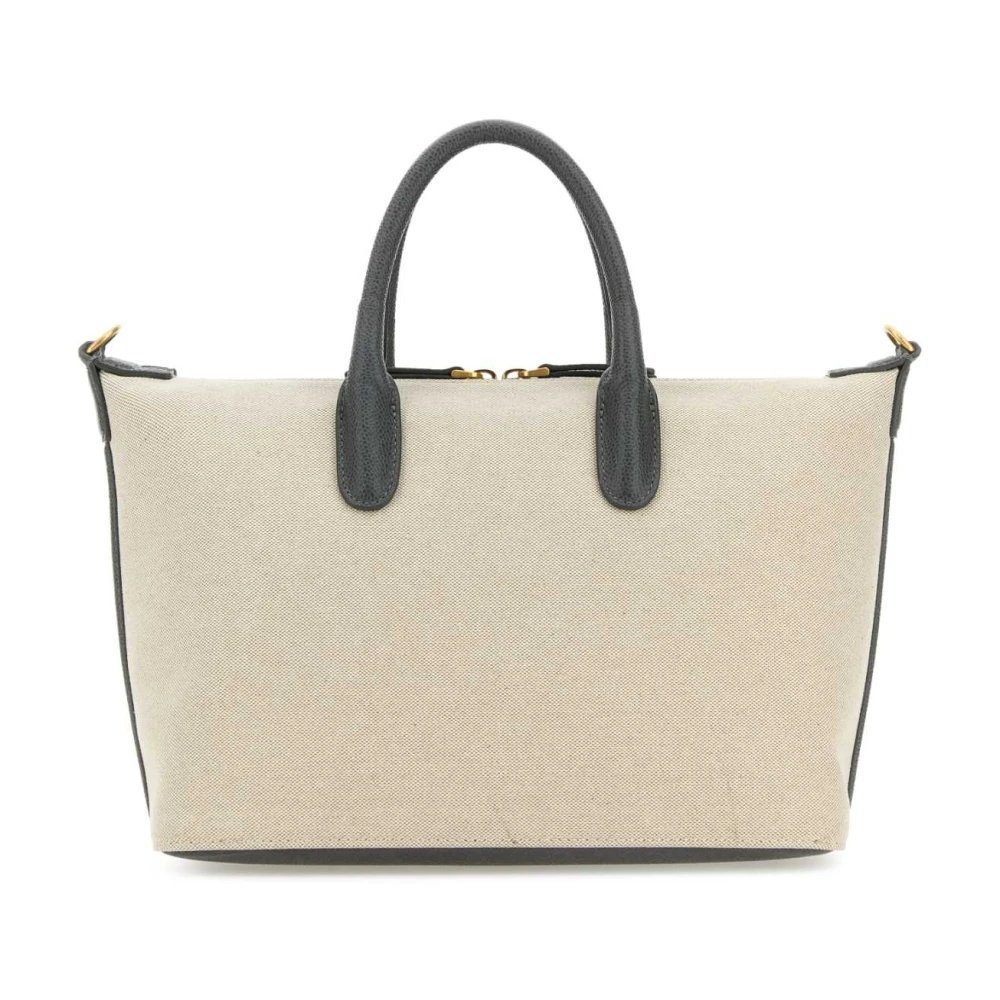 Thom Browne Canvas Duffle Handtas Beige Dames