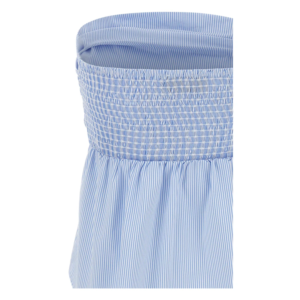 Kaos Gestreepte Katoenmix Top Italië Blue Dames