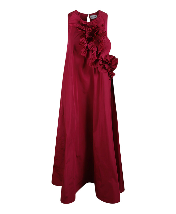 ruffle-pleated-maxi-dress